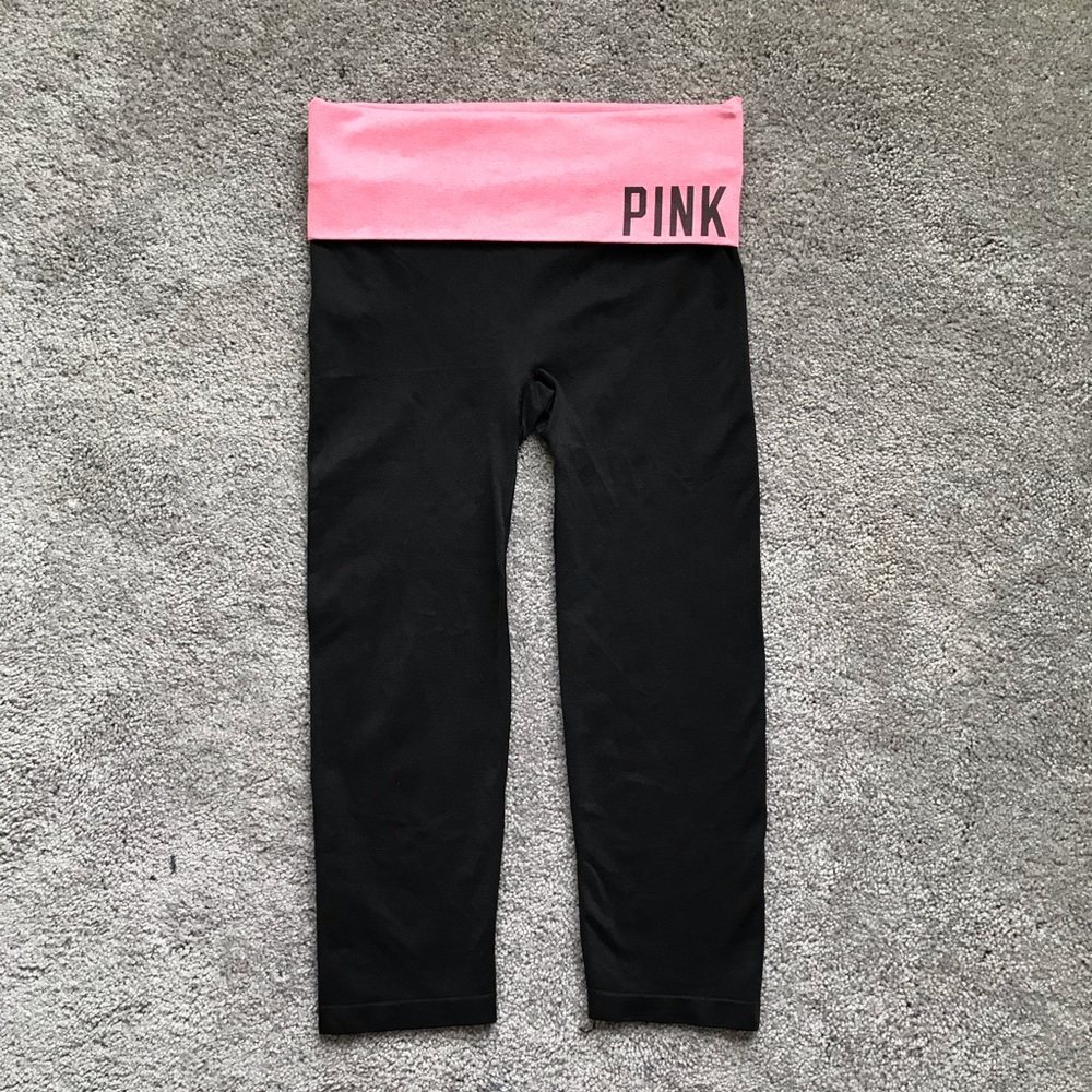 PINK Victoria Secret Cropped Leggings Size S